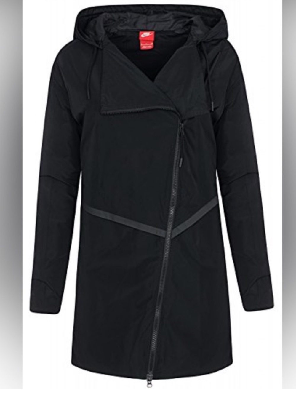 Women's Nike Sportswear Bonded Parka Black Jacket / 804031 010 / Size Small